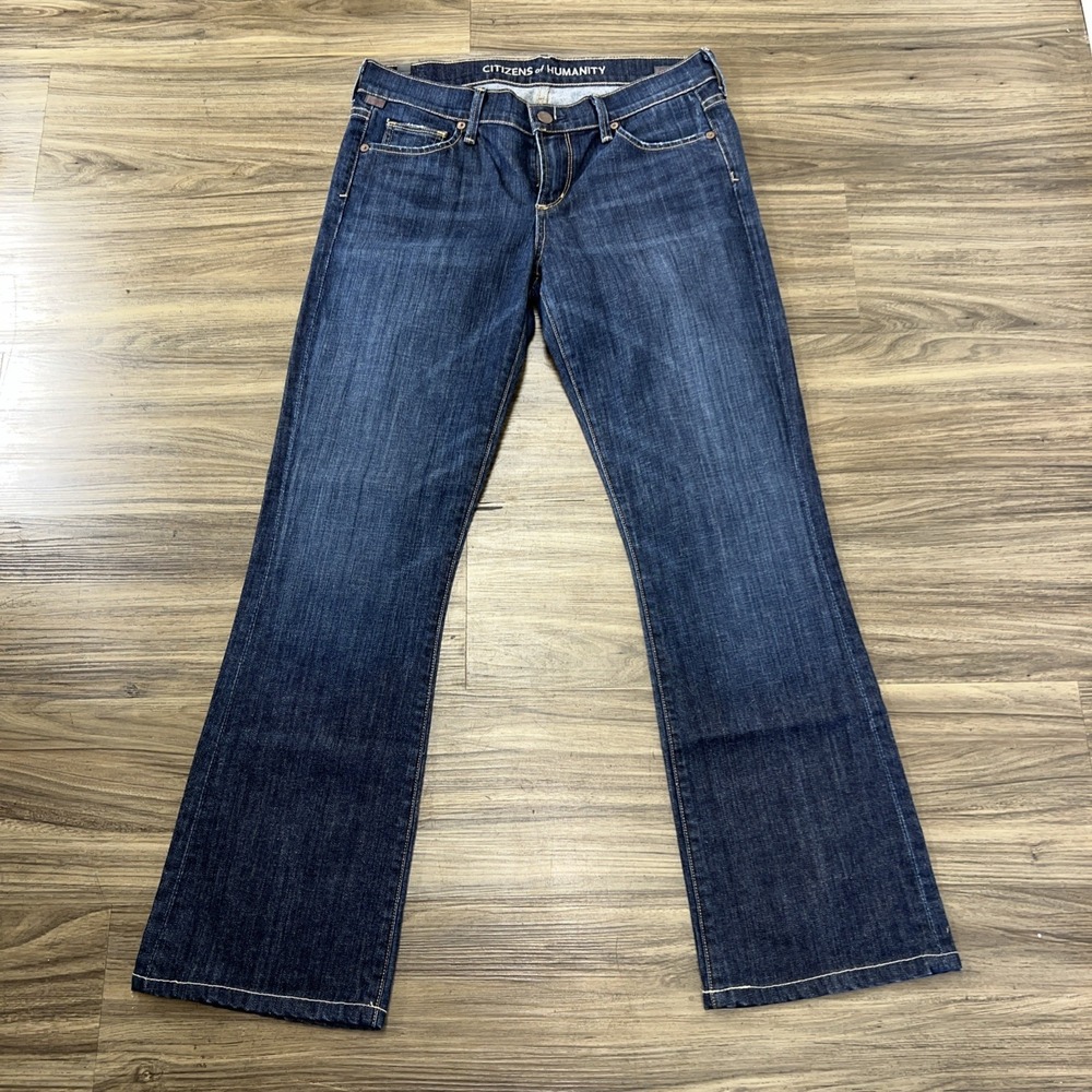 Citizens of Humanity Women's Low Waist Boot Cut Stretch Kelly Jeans, Size 28